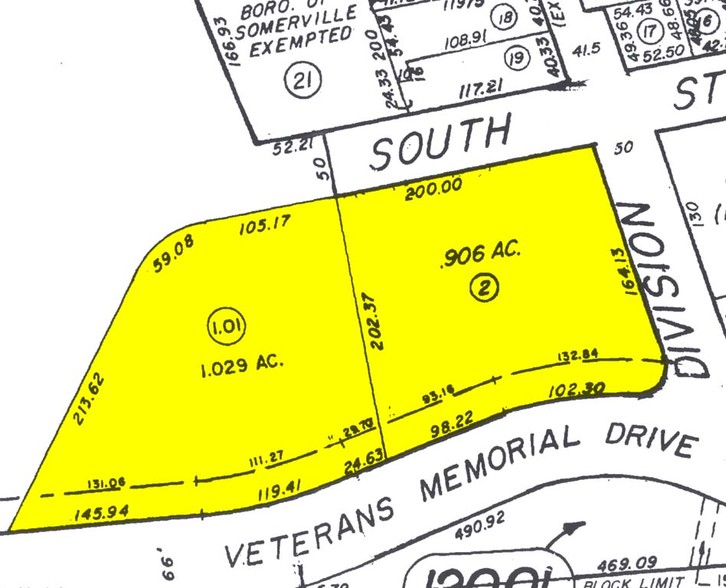 50 Division St, Somerville, NJ à louer - Plan cadastral – Image 2 sur 13