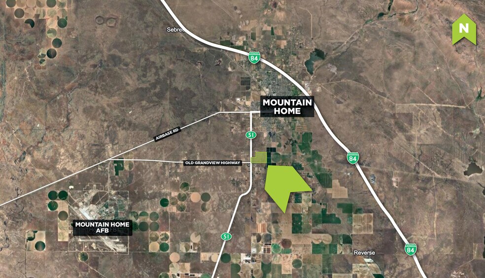 TBD Hwy 51 Hwy, Mountain Home, ID à vendre - Aérien – Image 3 sur 8