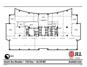 1 Glenlake Pky NE, Atlanta, GA à louer Plan d’étage– Image 1 sur 1