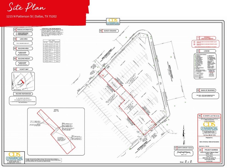 1215 Patterson St, Dallas, TX à louer - Plan de site – Image 2 sur 2