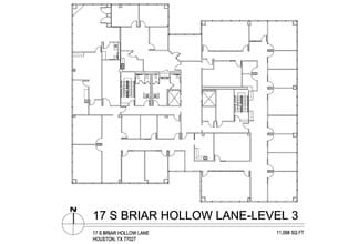 17 S Briar Hollow Ln, Houston, TX à louer Plan d’étage– Image 1 sur 1
