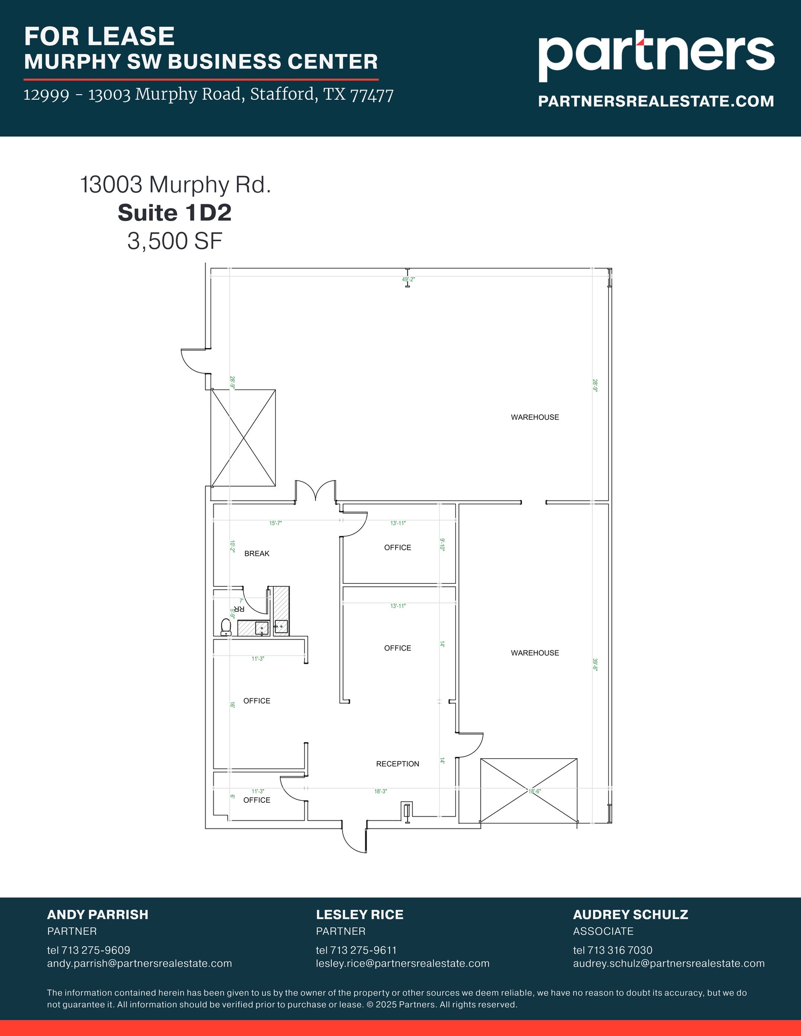 12999-13003 Murphy Rd, Stafford, TX à louer Plan de site– Image 1 sur 1