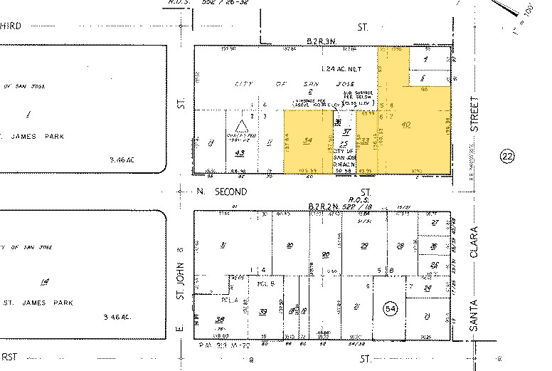 75 E Santa Clara St, San Jose, CA à louer - Plan cadastral – Image 2 sur 55