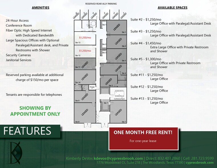 221-223 Simonton St, Conroe, TX à louer - Photo de l’immeuble – Image 3 sur 11