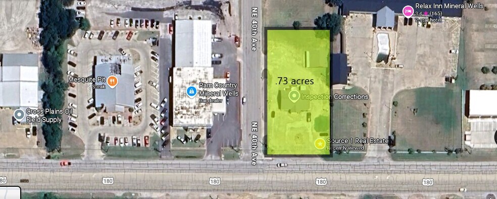 4101 Highway 180 E, Mineral Wells, TX à vendre - Aérien – Image 1 sur 15