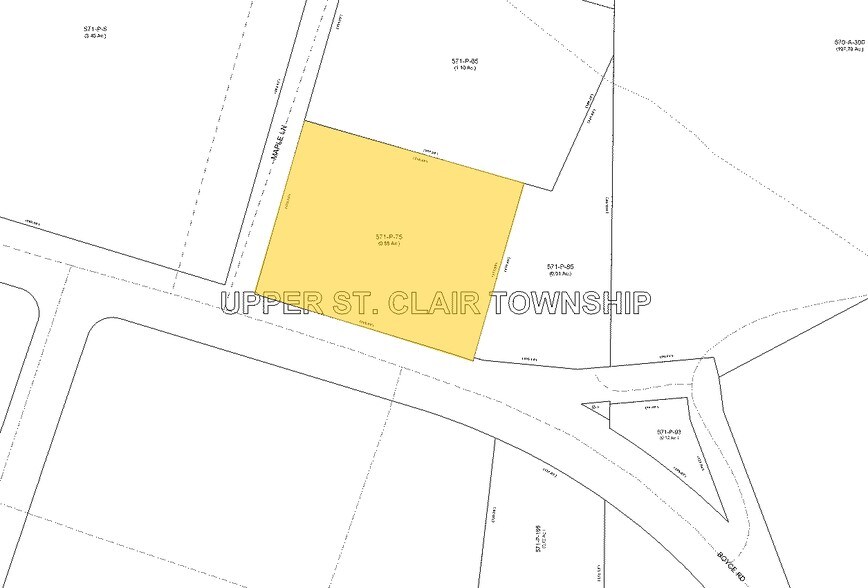 1131 Boyce Rd, Upper Saint Clair, PA à louer - Plan cadastral – Image 2 sur 3