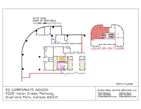 9225 Indian Creek Pky, Overland Park, KS à louer Plan d’étage– Image 2 sur 2