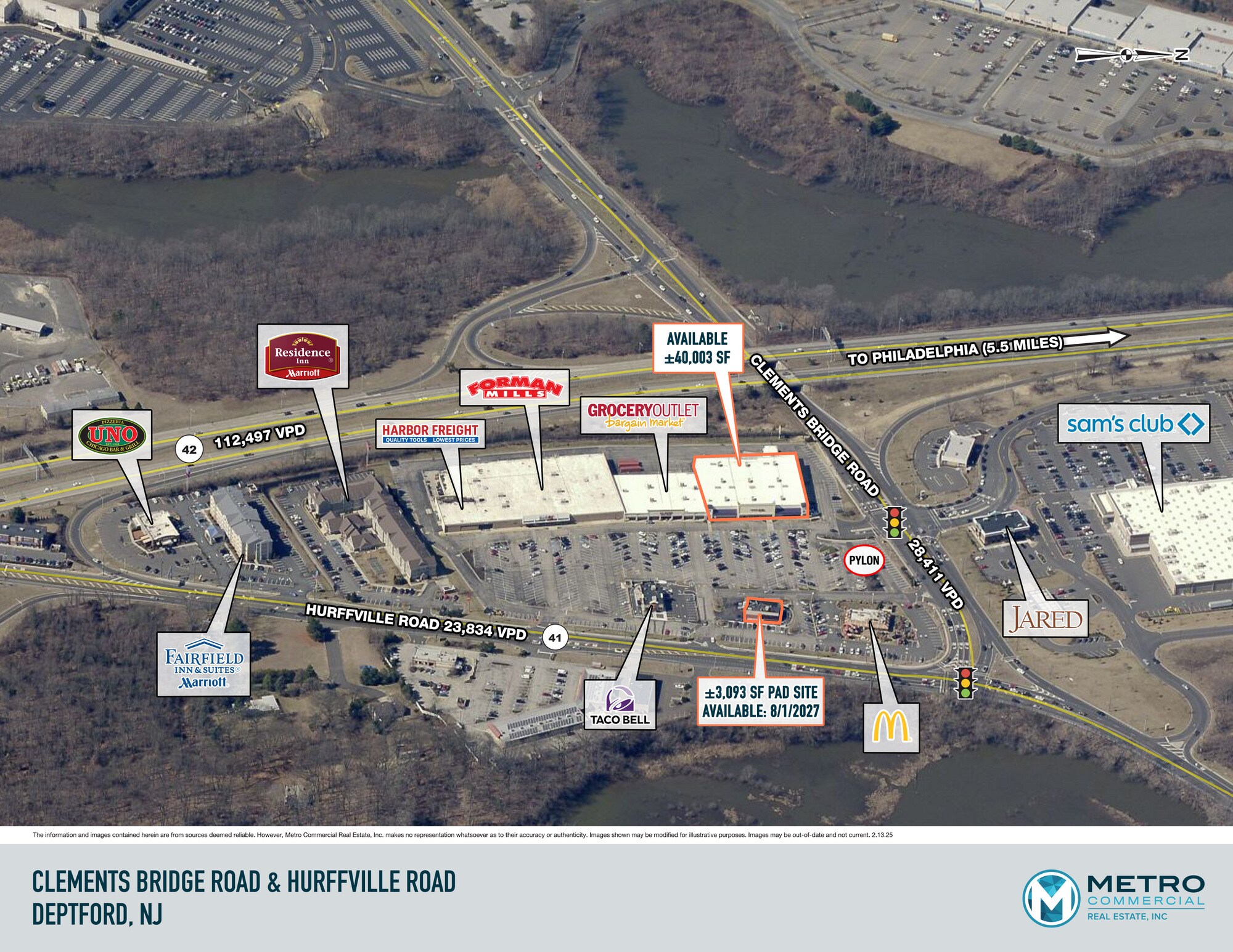 1140 Hurffville Rd, Woodbury, NJ à louer Photo de l’immeuble– Image 1 sur 4