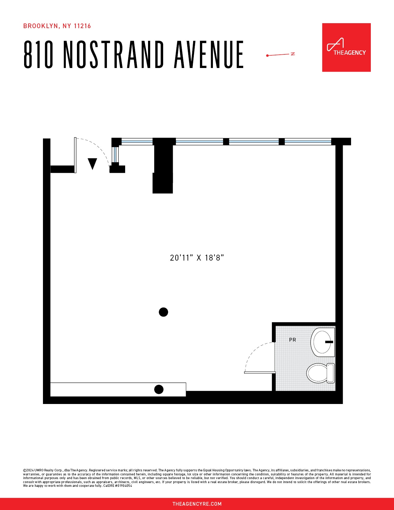 810 Nostrand Ave, Brooklyn, NY à louer Plan d’étage– Image 1 sur 6