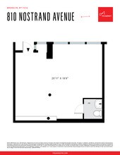 810 Nostrand Ave, Brooklyn, NY à louer Plan d’étage– Image 1 sur 6