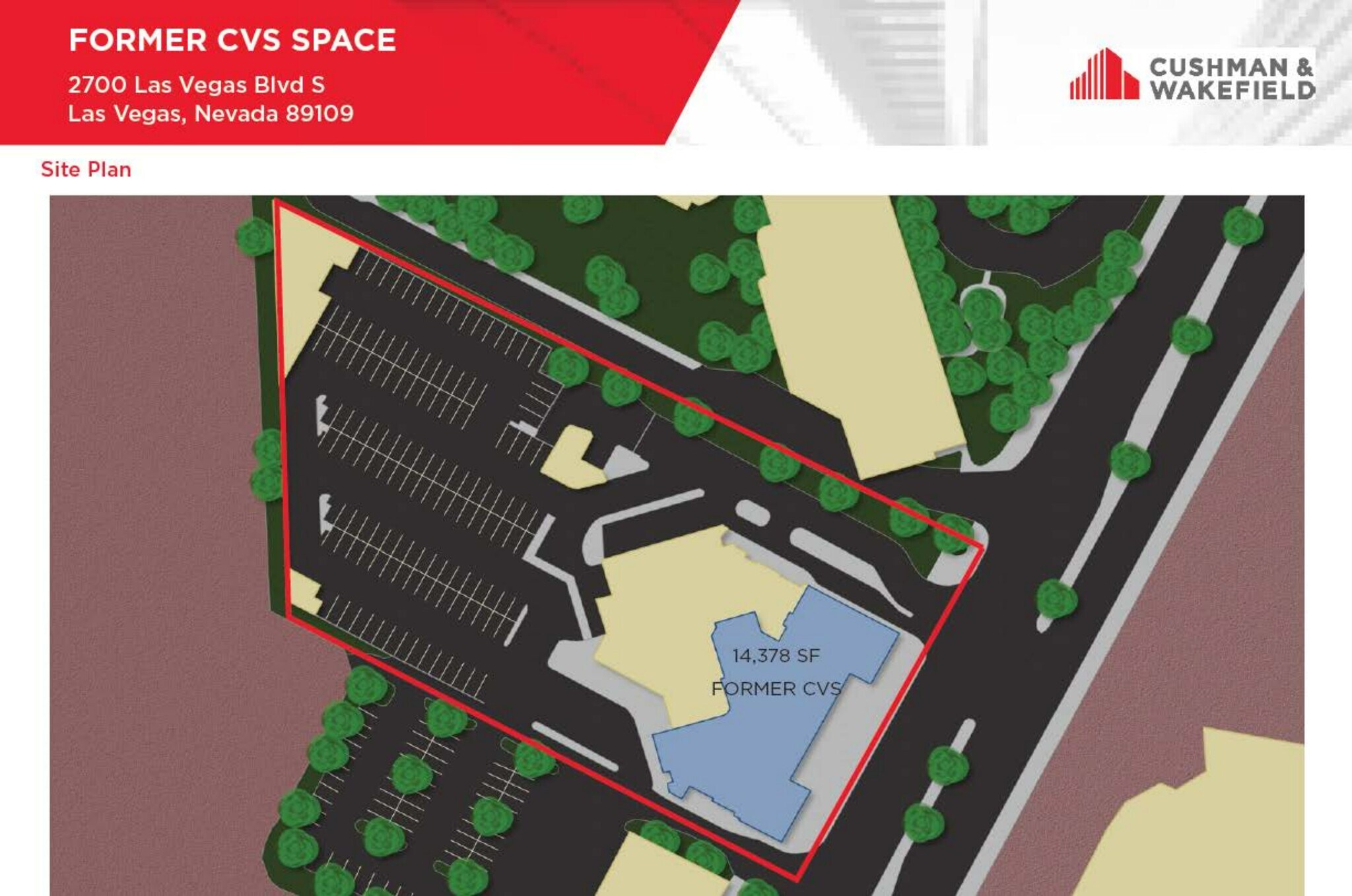 2700 Las Vegas Blvd, Las Vegas, NV à louer Plan de site– Image 1 sur 1