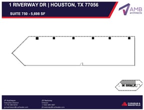 1 Riverway, Houston, TX à louer Plan d’étage– Image 1 sur 1