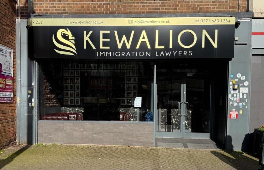 206-216 Soho Rd, Birmingham à louer - Photo de l’immeuble – Image 1 sur 1