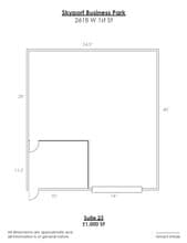 2420 W 1st St, Tempe, AZ à louer Plan d’étage– Image 1 sur 1