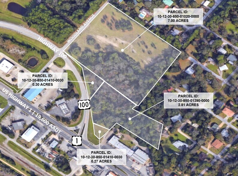 E Woodland St & SR 100, Bunnell, FL à vendre - Aérien – Image 2 sur 2