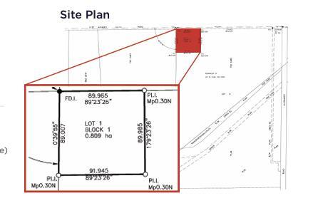 18825 137 Av NW, Edmonton, AB à vendre - Plan de site – Image 2 sur 2