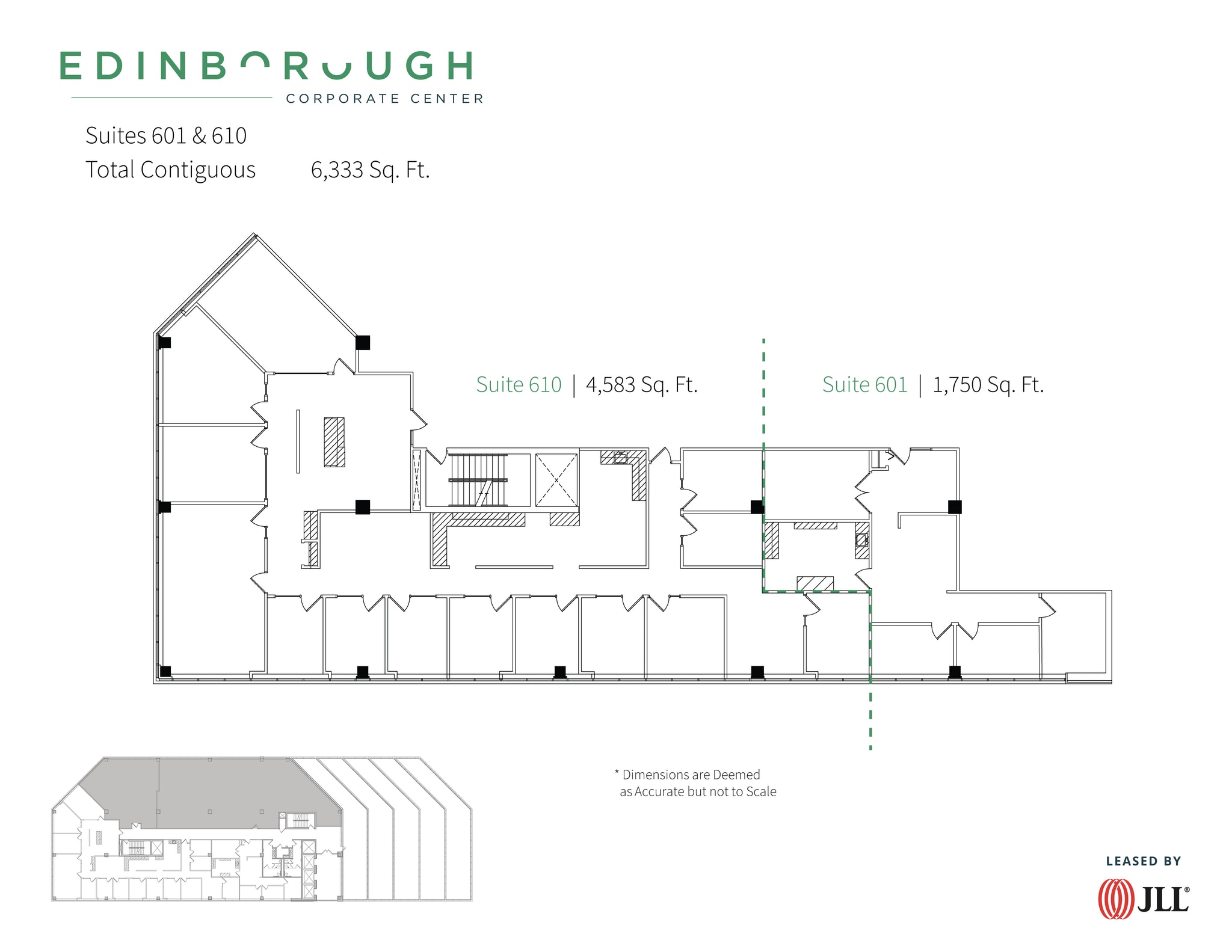 3300 Edinborough Way, Edina, MN à louer Plan d’étage– Image 1 sur 2