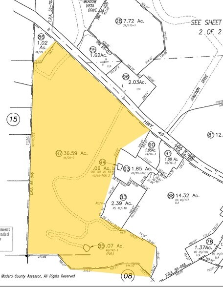40108 Enterprise Dr, Oakhurst, CA à louer - Plan cadastral – Image 3 sur 4