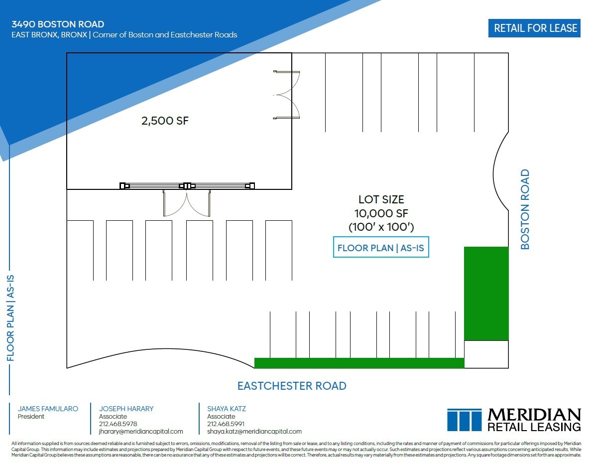 3490 Boston Rd, Bronx, NY à louer Plan d’étage– Image 1 sur 4