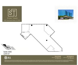 13760 Noel Rd, Dallas, TX à louer Plan d’étage– Image 1 sur 2