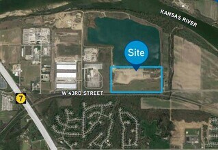 W 43rd St & Powell Dr, Shawnee, KS - VUE AÉRIENNE  vue de carte - Image1