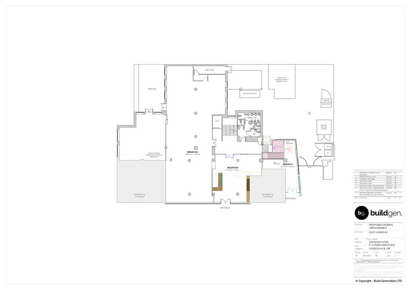 9-12 Portland Pl, Londres à louer - Plan d’étage – Image 2 sur 6