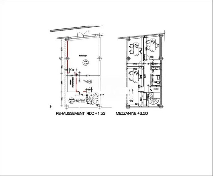 Local d’activités dans Le Cannet à louer - Plan d’étage – Image 3 sur 4