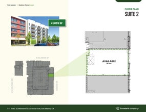 430 Station Park Cir S100, San Mateo, CA à louer Plan d’étage– Image 1 sur 1