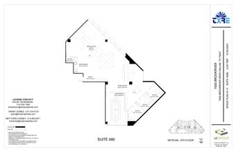 7929 Brookriver Dr, Dallas, TX à louer Plan d’étage– Image 1 sur 2
