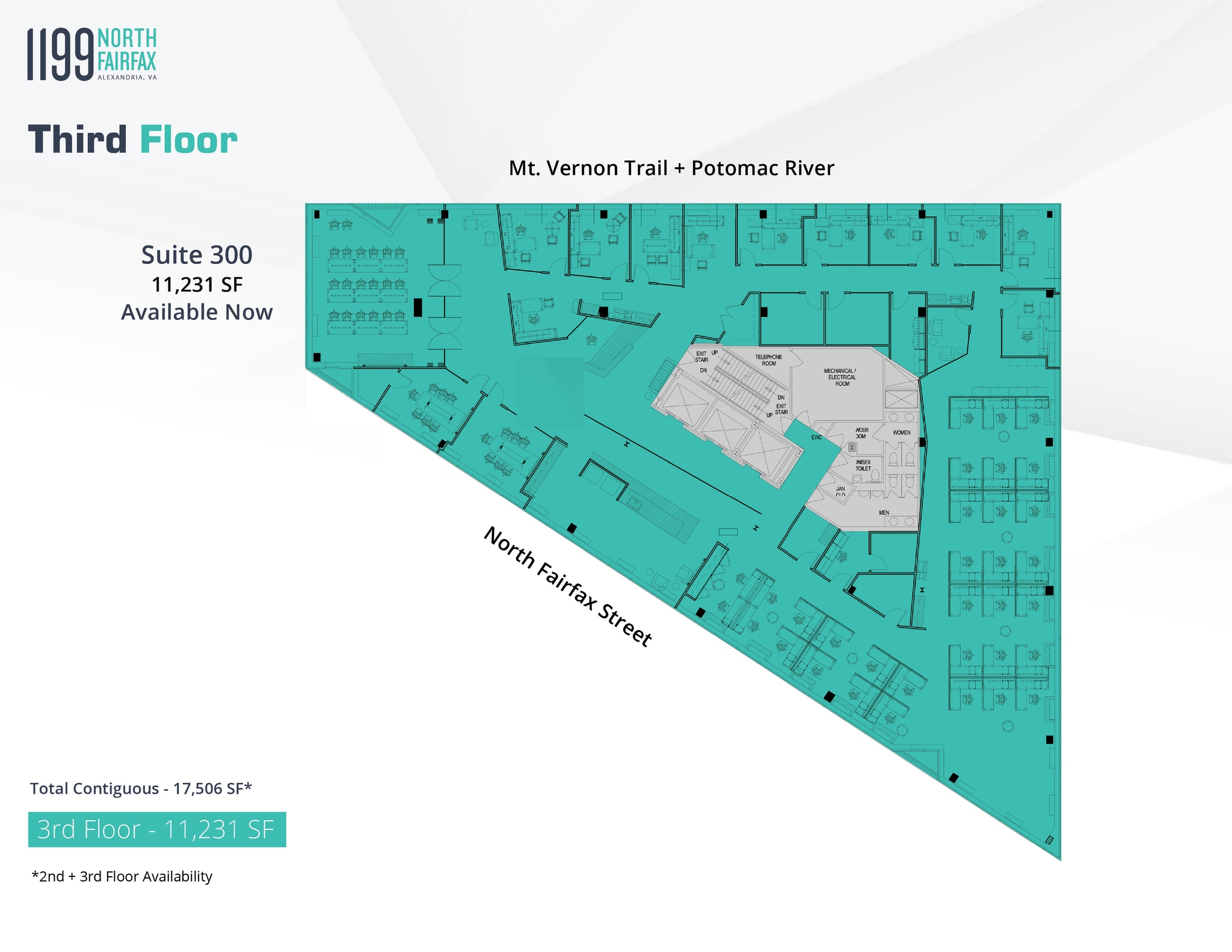 1199 N Fairfax St, Alexandria, VA à louer Plan d’étage– Image 1 sur 1