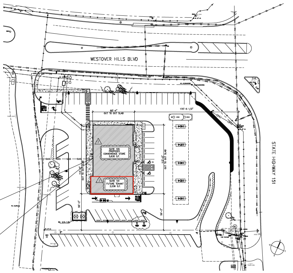 10970 TX-151, San Antonio, TX à louer Plan de site– Image 1 sur 2