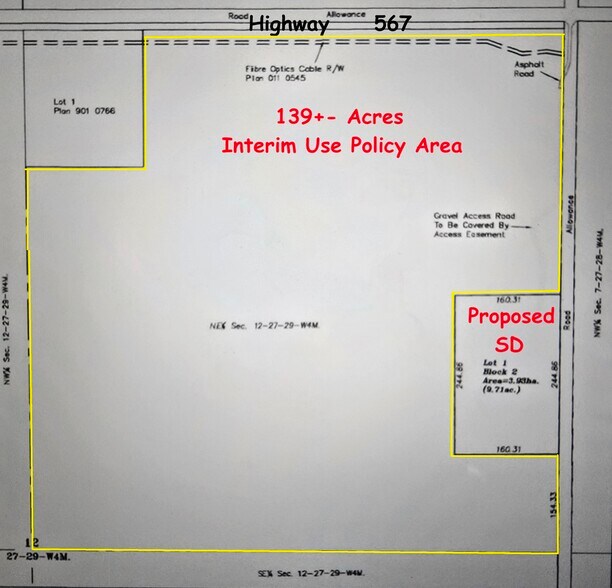 271245 Township Road 290, Airdrie, AB à vendre - Plan de site – Image 2 sur 5