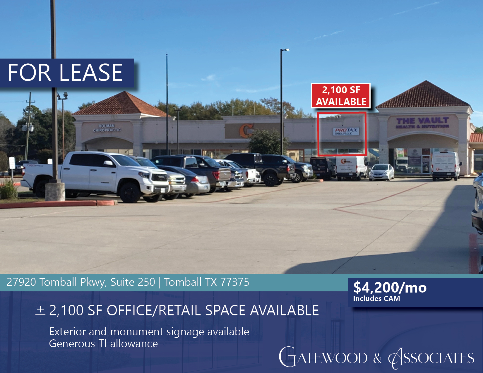 27910 Tomball Pky, Tomball, TX à louer Photo de l’immeuble– Image 1 sur 7