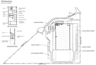 175 Patriot Dr, Pittston, PA à louer Plan de site– Image 2 sur 2