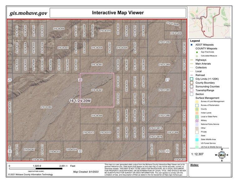 00 40 acres, Topock, AZ à vendre - Aérien – Image 1 sur 1