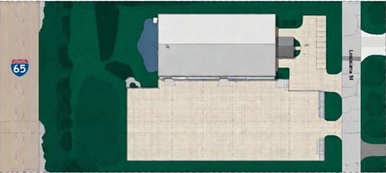 9000 Louisiana St, Merrillville, IN à louer Plan de site– Image 2 sur 2