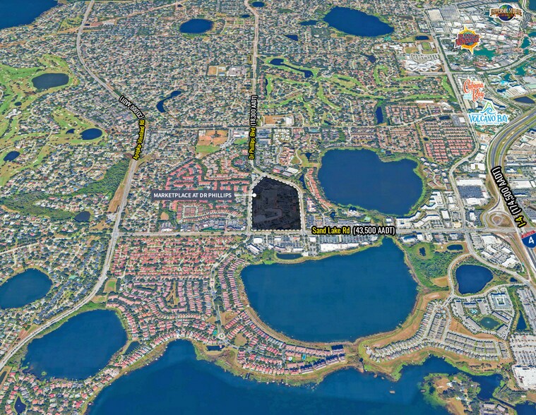 7524 Dr Phillips Blvd, Orlando, FL à louer - Aérien – Image 2 sur 4