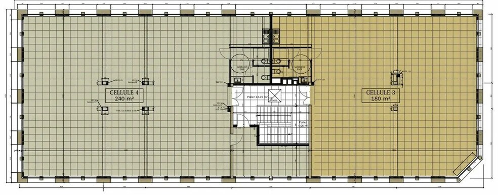 Bureau dans VILLENEUVE-D'ASCQ à louer - Plan d’étage – Image 2 sur 3