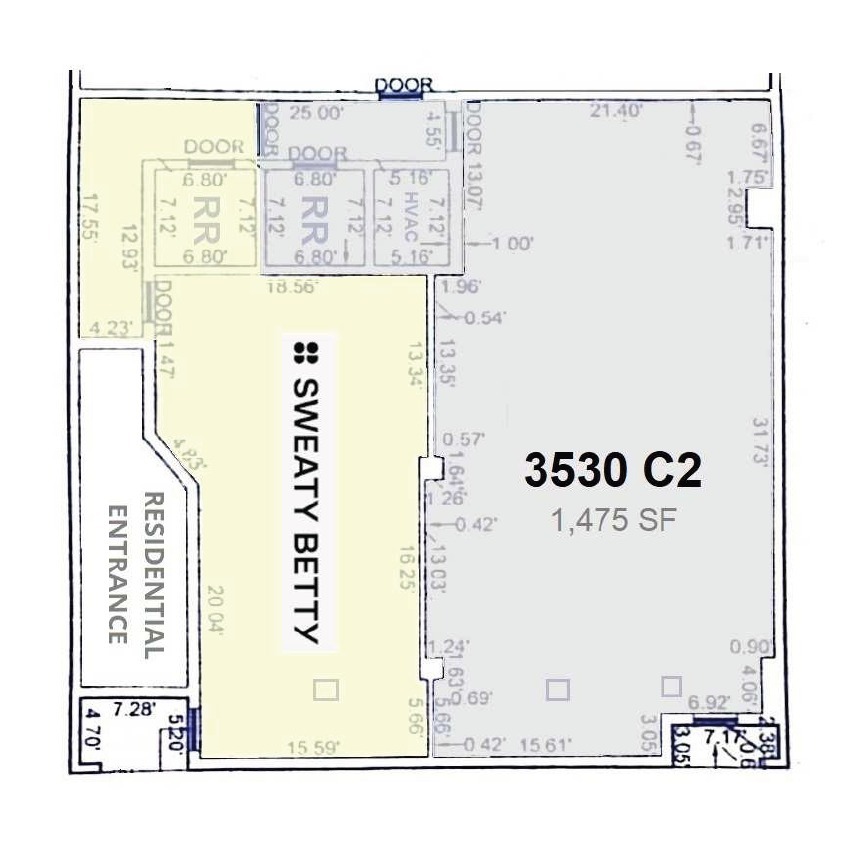 3530 N Southport Ave, Chicago, IL à louer Plan d’étage– Image 1 sur 3