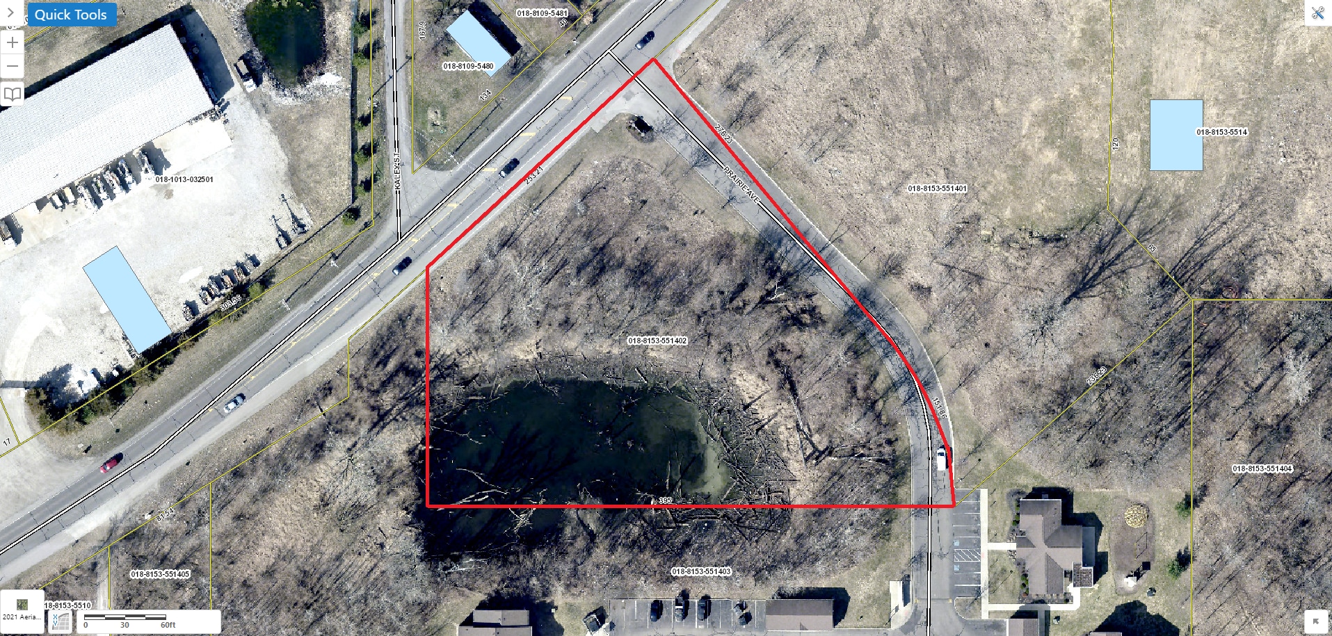 2708 Prairie, South Bend, IN à vendre Aérien– Image 1 sur 4