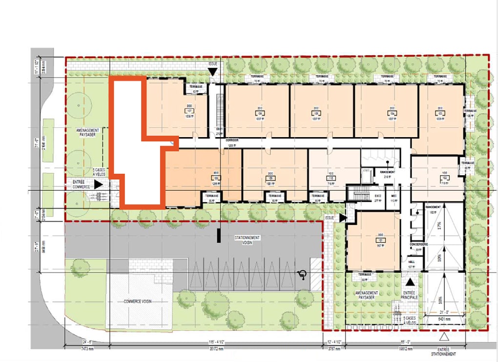 1682 rue de Montarville, Saint-bruno, QC à louer Plan de site– Image 1 sur 1