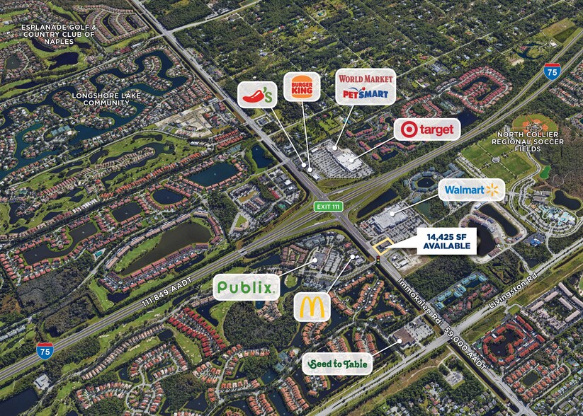5410 Immokalee Rd, Naples, FL à louer - Aérien – Image 2 sur 2