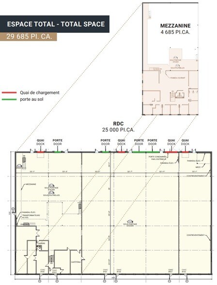 155-165 Av Labrosse, Pointe-claire, QC à louer - Plan d’étage – Image 2 sur 12