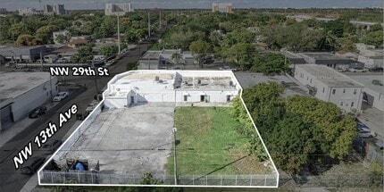 1288-1294 NW 29th St, Miami, FL - VUE AÉRIENNE  vue de carte - Image1