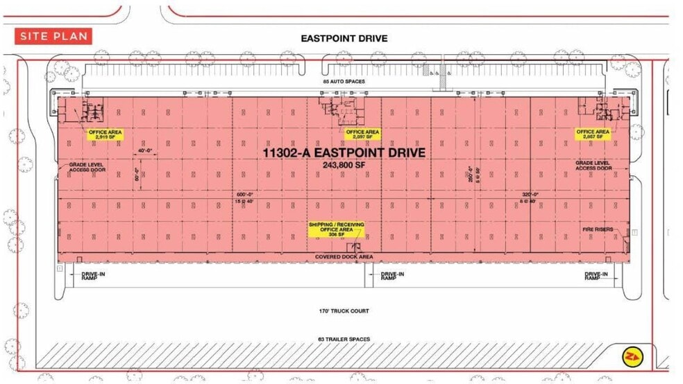11302-A Eastpoint Blvd, Laredo, TX à louer - Plan de site – Image 2 sur 2
