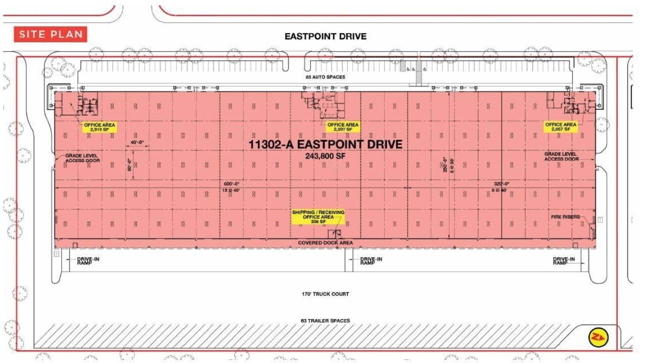 11302-A Eastpoint Blvd, Laredo, TX à louer Plan de site– Image 1 sur 1