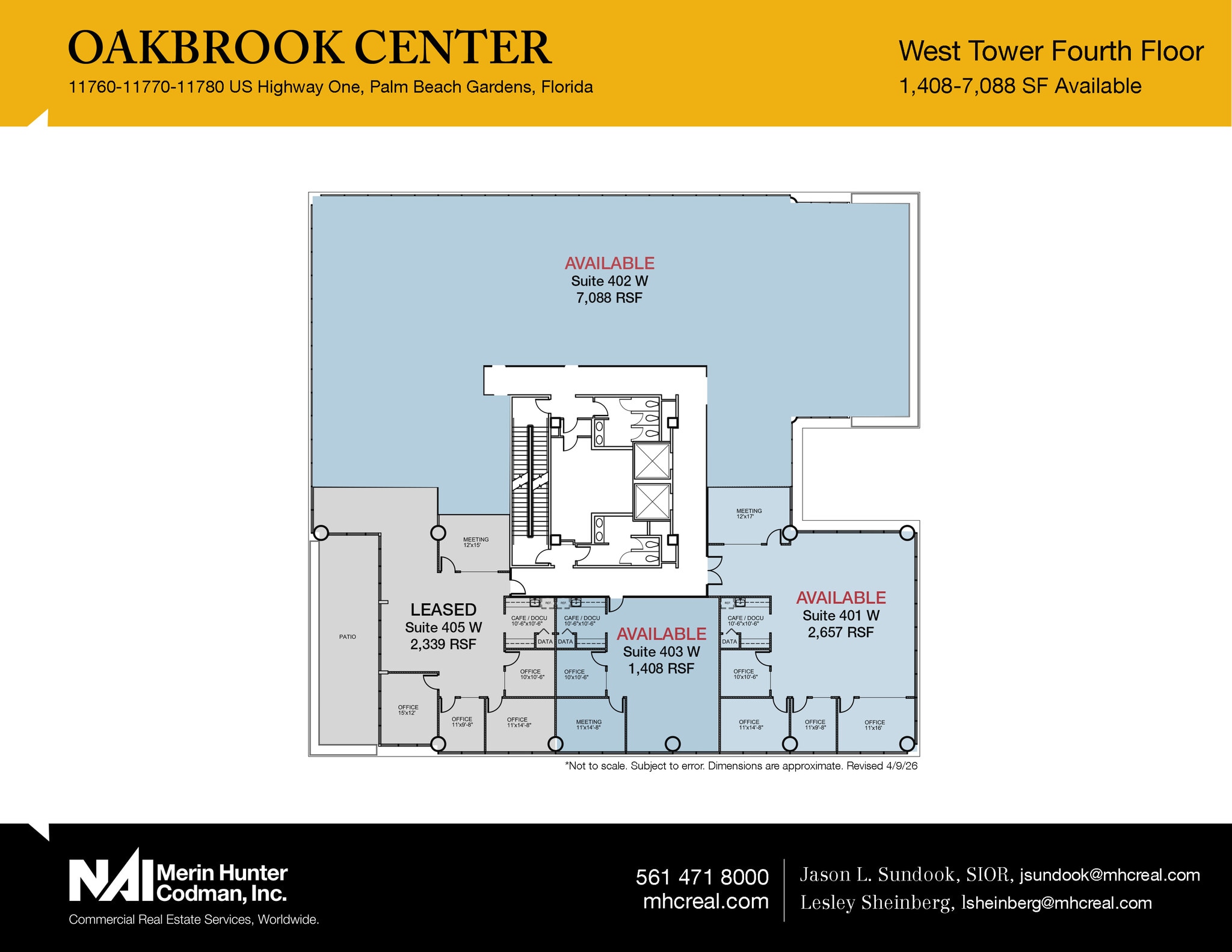 11780 US Highway 1, Palm Beach Gardens, FL à louer Plan d’étage– Image 1 sur 2