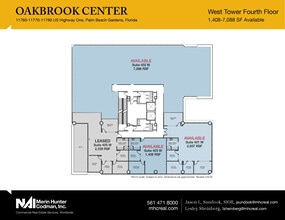 11780 US Highway 1, Palm Beach Gardens, FL à louer Plan d’étage– Image 1 sur 2