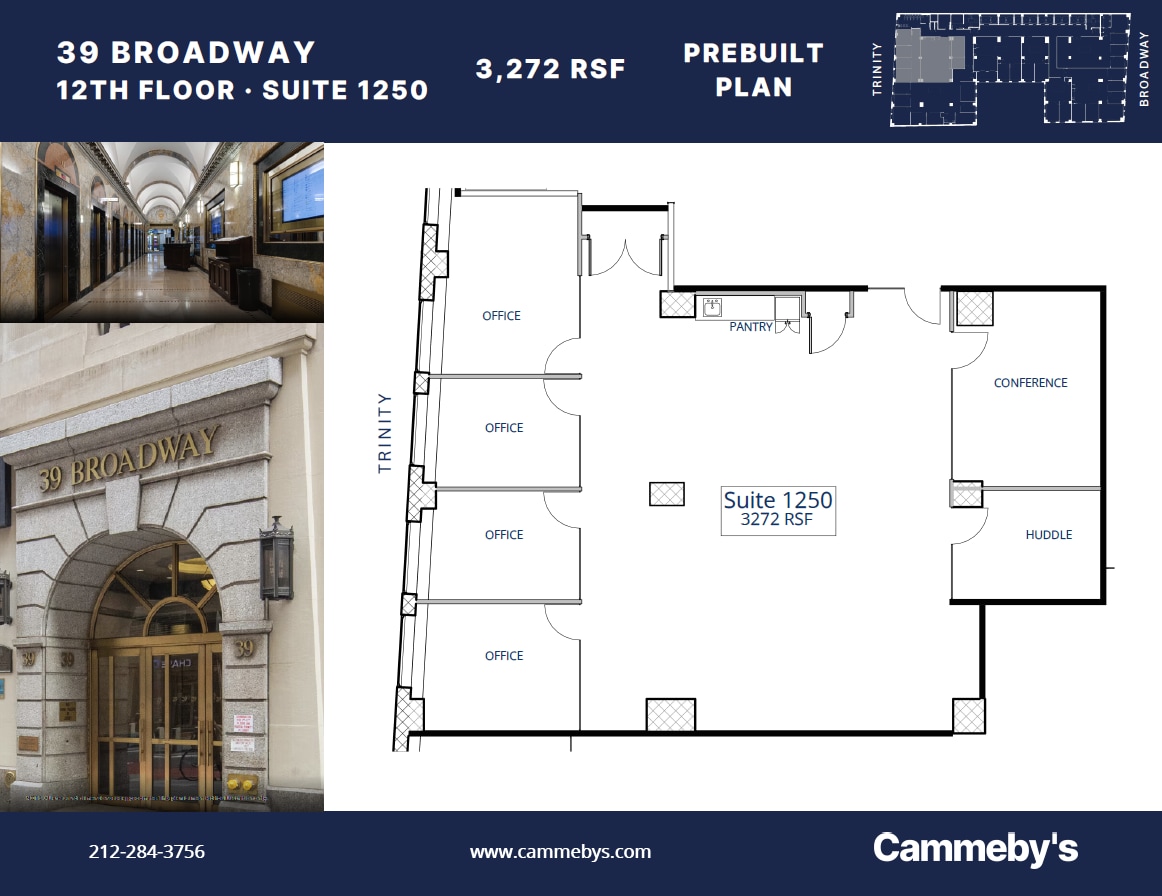 39 Broadway, New York, NY à louer Plan d’étage– Image 1 sur 1