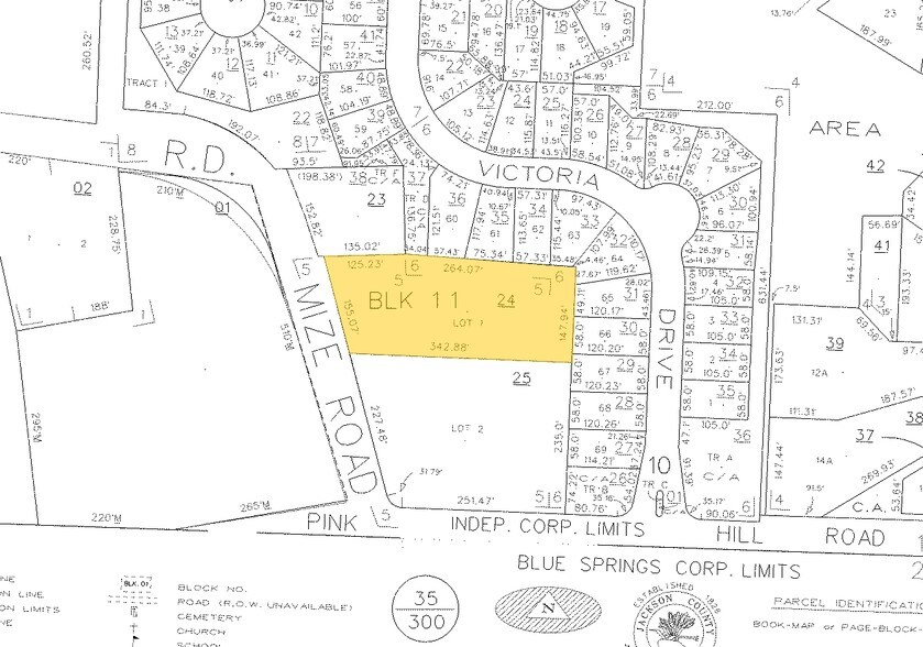 3403 R D Mize Rd, Independence, MO à vendre - Plan cadastral – Image 3 sur 6